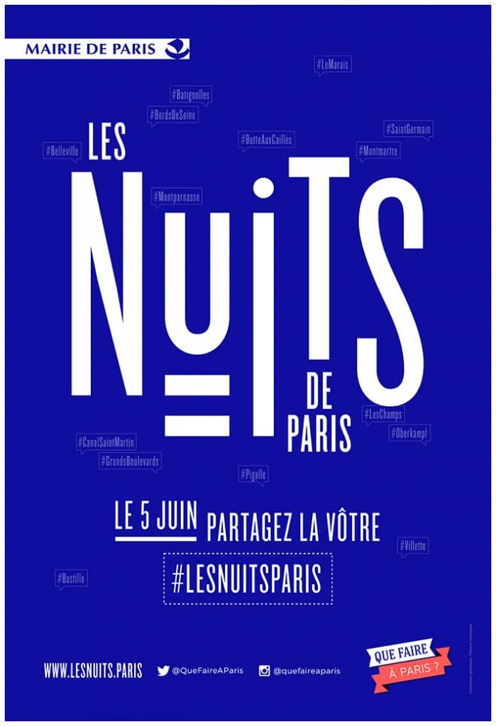 Paris évènement les nuits paris